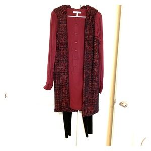 BCBG 3 pc outfit. Shirt, jacket and leggings!